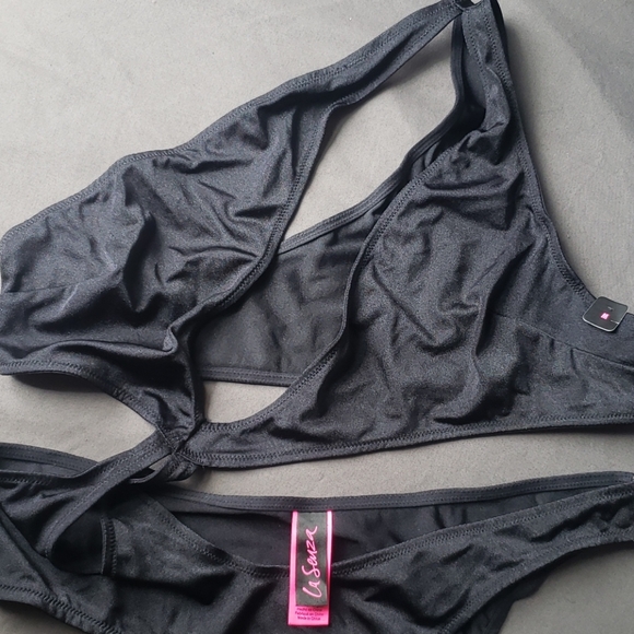 LA Senza black cutout bodysuit or swimsuit - Picture 6 of 8